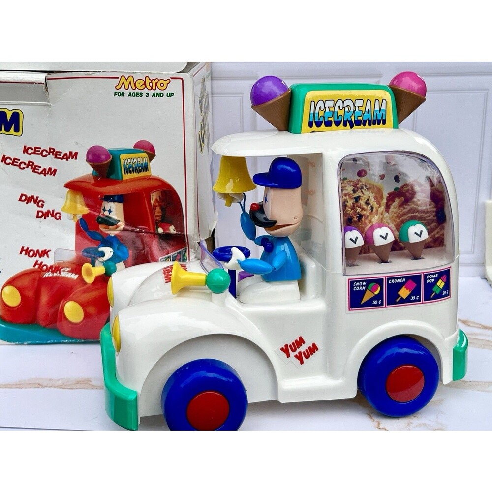 Metro Dancing Ice Cream Truck Car Battery Operated Toy Vehicle 1991 MPN 0188